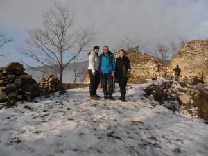 Zimný výstup na hrad Slanec 12.1.2020 (foto Gazda)