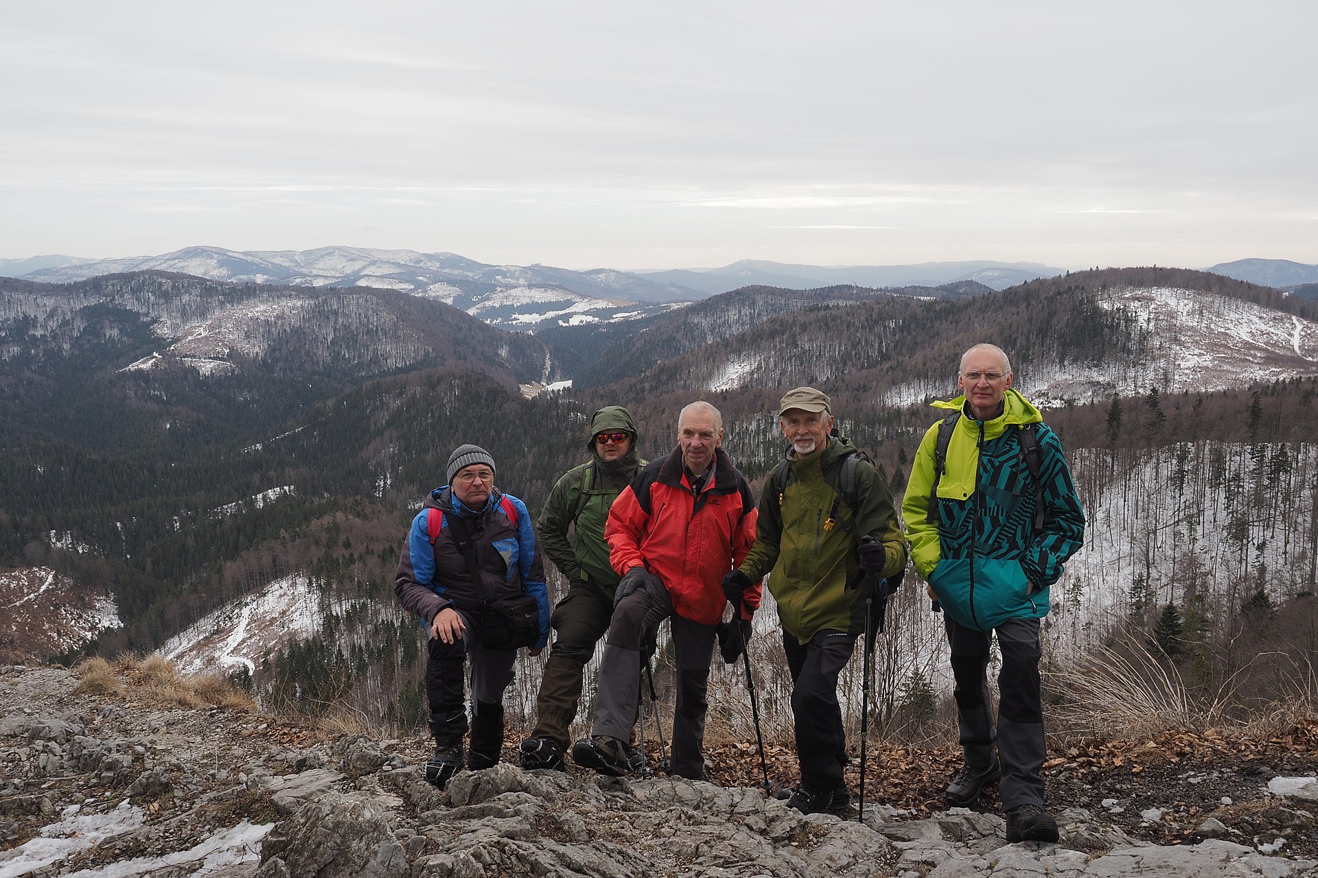 Ladový Expres NPR Stratená - Havrania skala 1153m 22.2.2020 (foto Tokár)